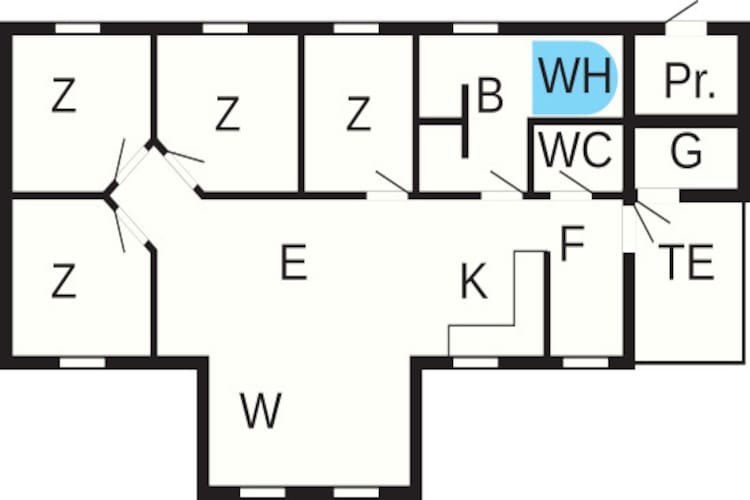 8 persoons vakantie huis in Skals-Plattegrond