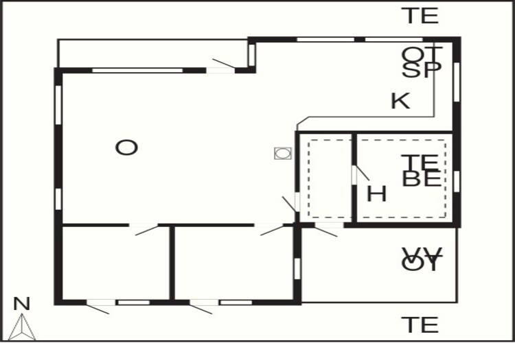 6 persoons vakantie huis in Harboøre-By Traum-Plattegrond