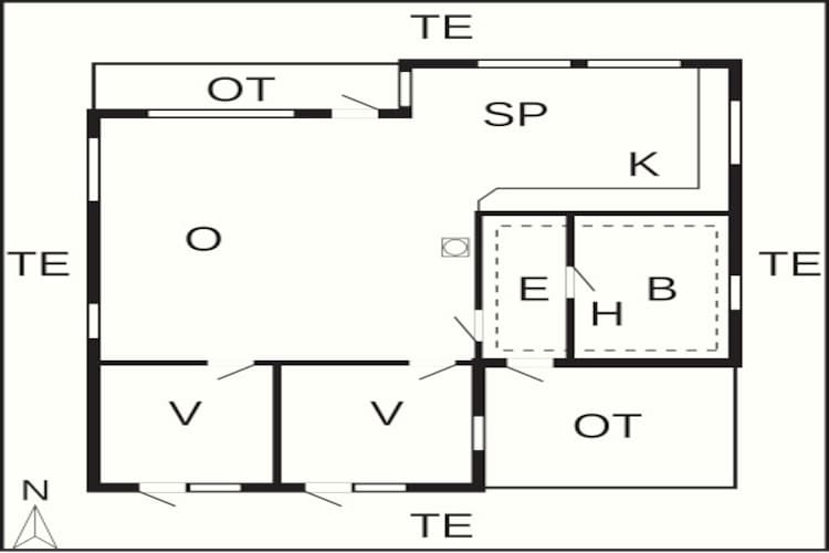 6 persoons vakantie huis in Harboøre-By Traum-Plattegrond