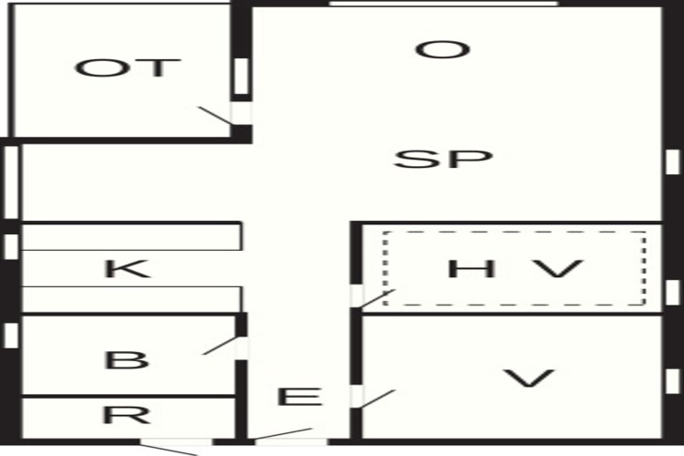 Maison de vacances pour 7 a Skagen-By Traum - Plan