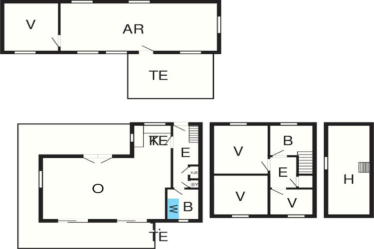 Seaside holiday home with Ocean View - Floor plan