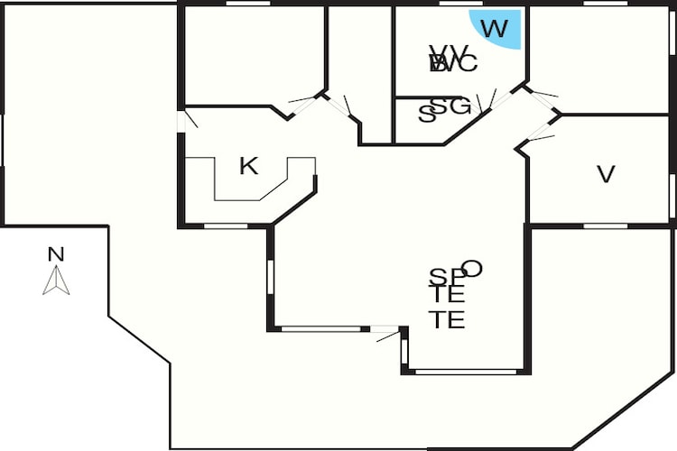 Luxe toevluchtsoord in Bork Havn -- By Traum Ferienwohnungen-Plattegrond
