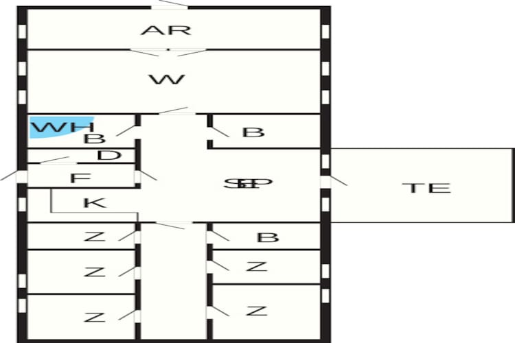 16 persoons vakantie huis in Brovst-By Traum - Plattegrond