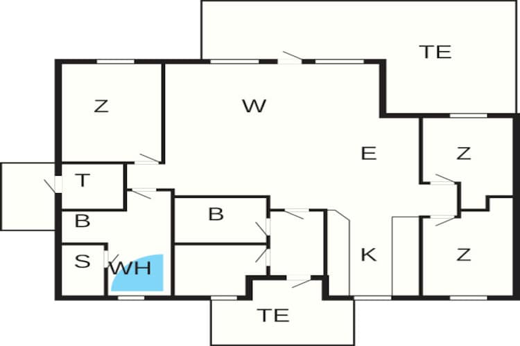 LØJT FERIECENTER-Plattegrond
