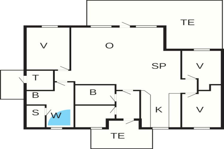 LØJT FERIECENTER-Plattegrond