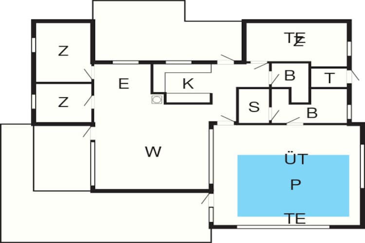 Maison de vacances pour 10 a Bindslev-By Traum-Plan d'étage