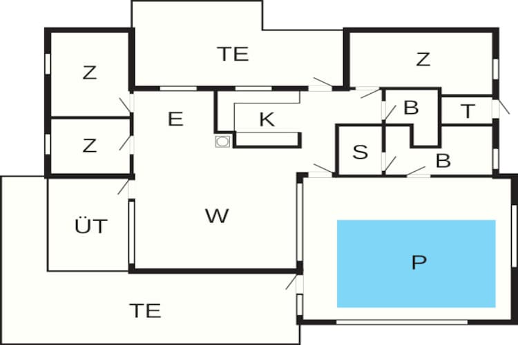 Maison de vacances pour 10 a Bindslev-By Traum - Plan
