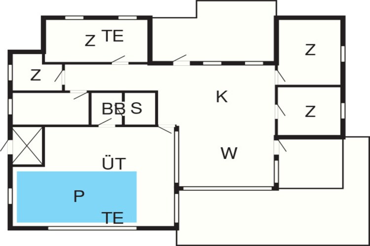 10 persoons vakantie huis in Hjørring-By Traum-Plattegrond