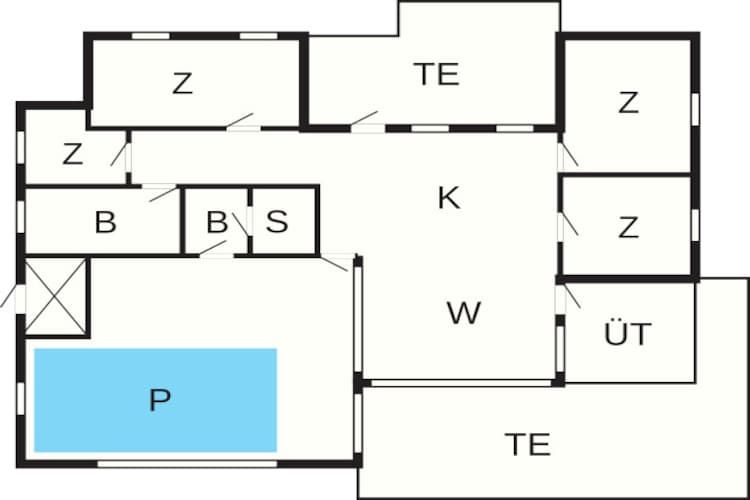 10 persoons vakantie huis in Hjørring-By Traum-Plattegrond