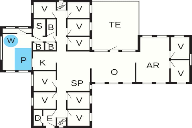 Luxury Retreat in Tranum - By Traum Ferienwohnungen-Floor plan