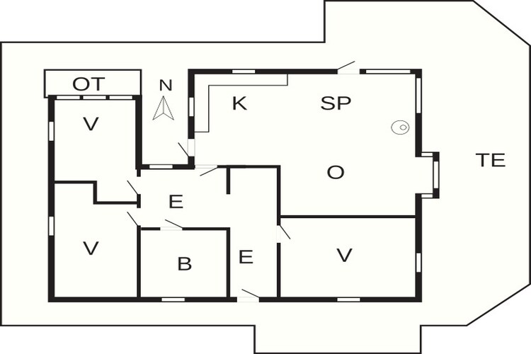 8 persoons vakantie huis in Lemvig-By Traum - Plattegrond