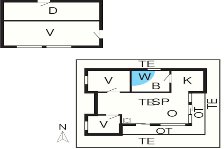 Luxe strandhuis met spa -- By Traum Ferienwohnungen-Plattegrond