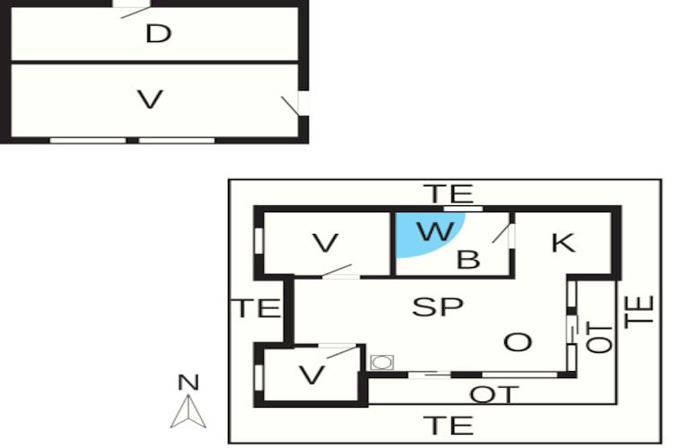 Luxe strandhuis met spa -- By Traum Ferienwohnungen-Plattegrond