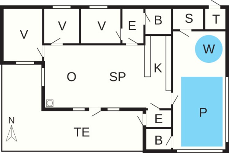 8 persoons vakantie huis in Hals-By Traum - Plattegrond