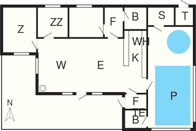 8 persoons vakantie huis in Hals-By Traum - Plattegrond
