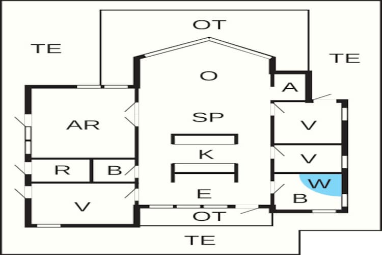 10 person holiday home in Ansager-By Traum - Floor plan