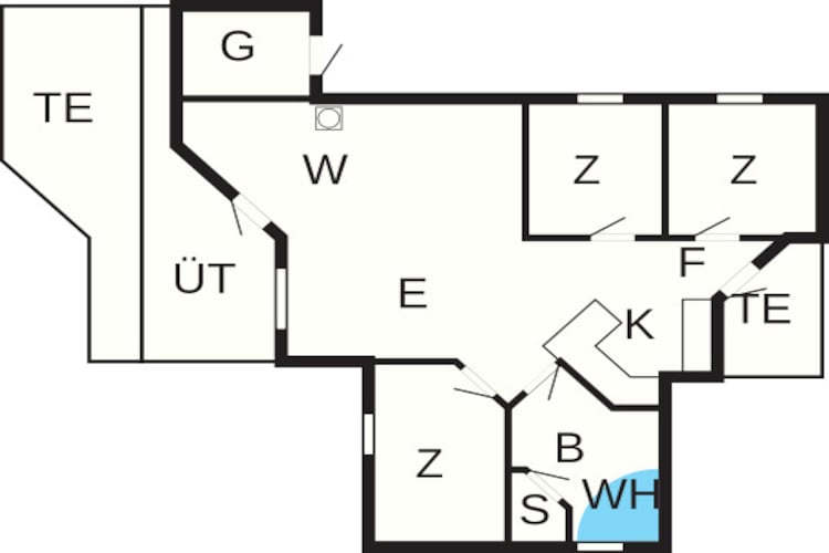 8 persoons vakantie huis in Rødby-By Traum-Plattegrond