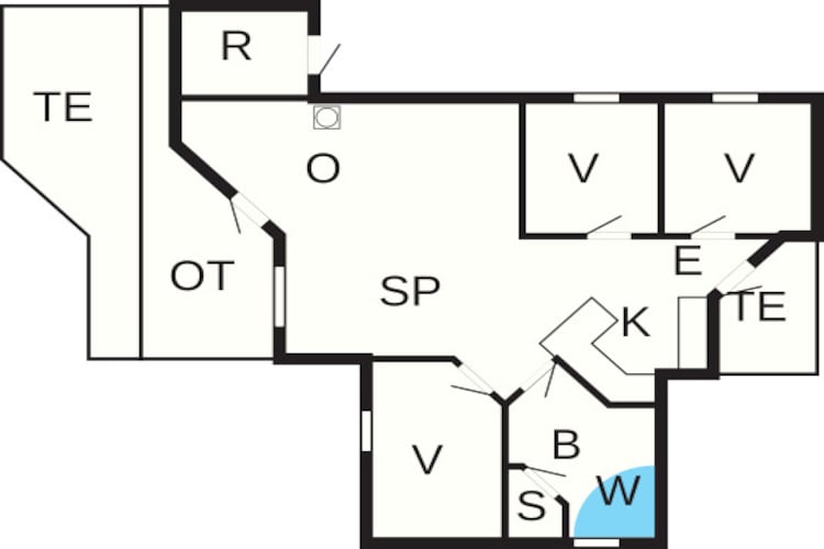 8 persoons vakantie huis in Rødby-By Traum-Plattegrond