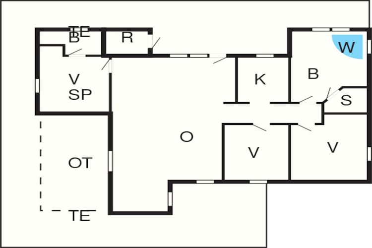 Luxe retraite Tranum Strand -- By Traum Ferienwohnungen-Plattegrond