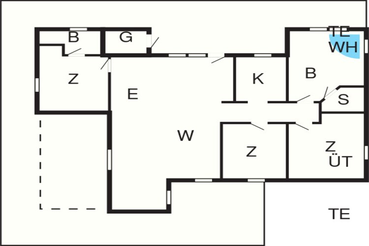 Luxe retraite Tranum Strand -- By Traum Ferienwohnungen-Plattegrond