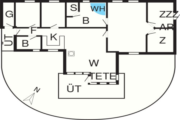 12 persoons vakantie huis in Idestrup-By Traum-Plattegrond