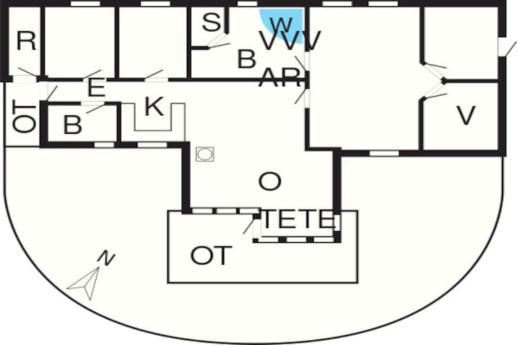 12 persoons vakantie huis in Idestrup-By Traum-Plattegrond