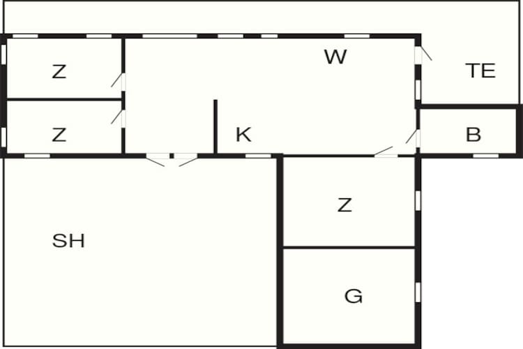 7 persoons vakantie huis in Løkken-By Traum-Plattegrond