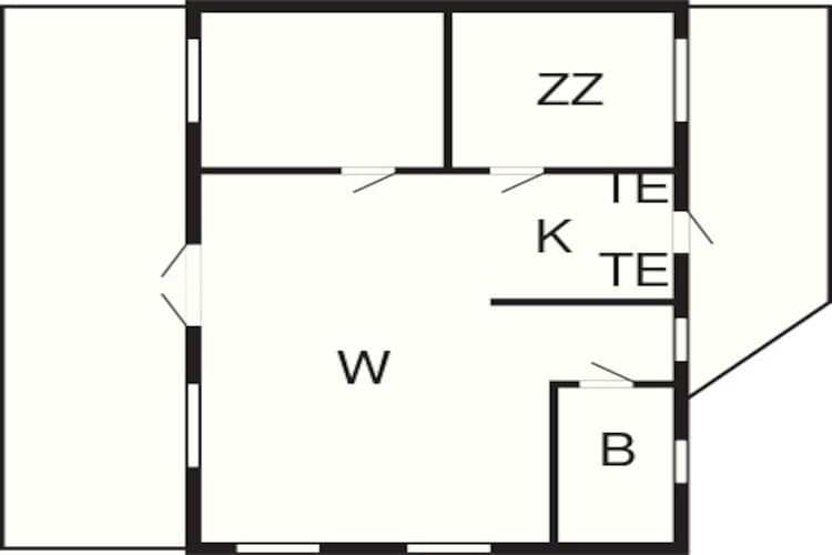 Maison de vacances pour 4 a HÅCKSVIK-By Traum-Plan d'étage