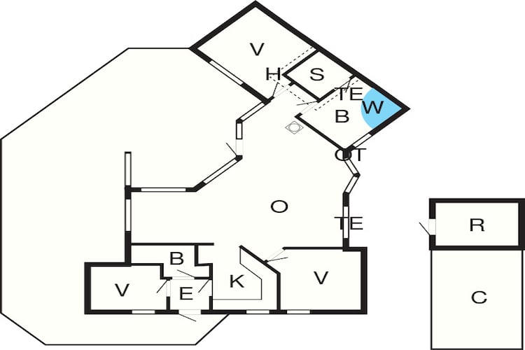 Moderne retraite met sauna -- By Traum Ferienwohnungen-Plattegrond