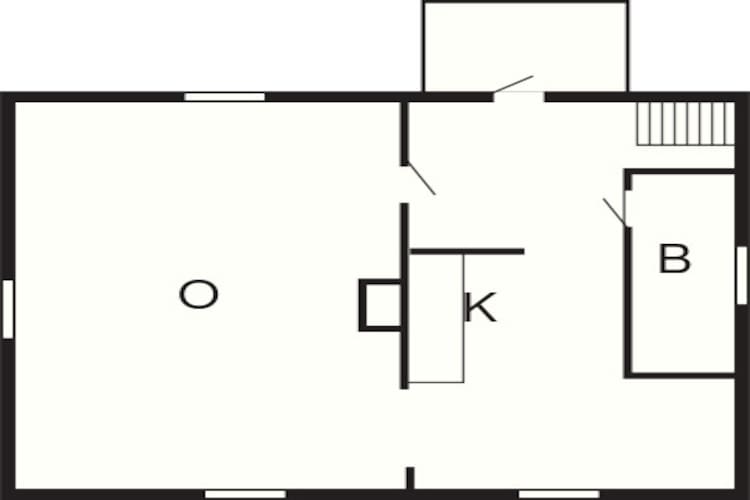 Maison de vacances pour 4 a ANKARSRUM-By Traum-Plan d'étage