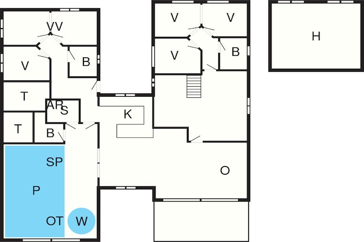 Luxe retraite met zwembad -- By Traum Ferienwohnungen-Plattegrond
