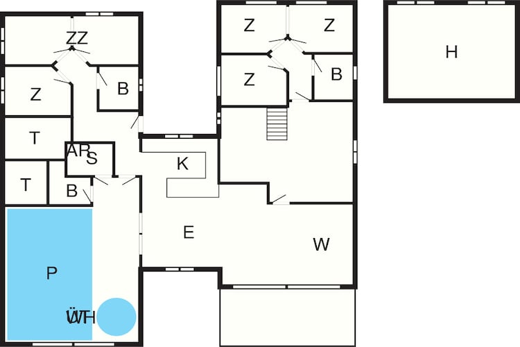 Luxe retraite met zwembad -- By Traum Ferienwohnungen-Plattegrond