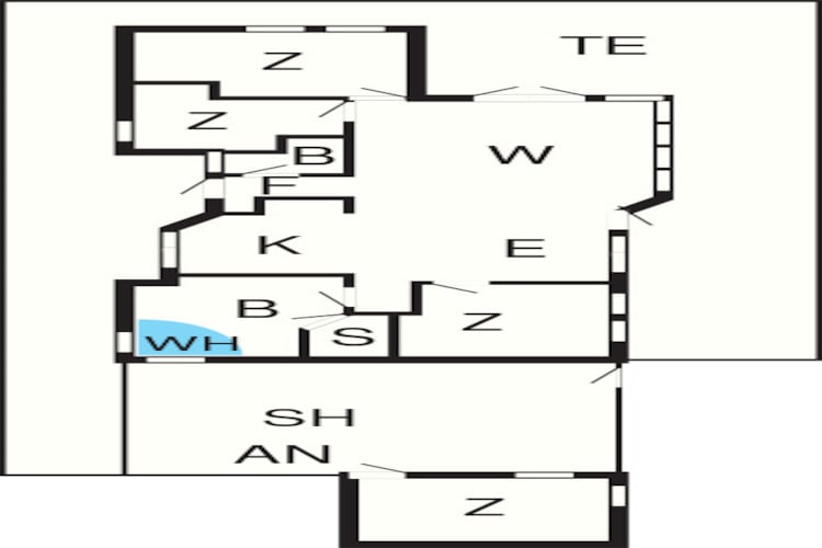 Luxe strandhuis in Blokhus -- By Traum Ferienwohnungen-Plattegrond