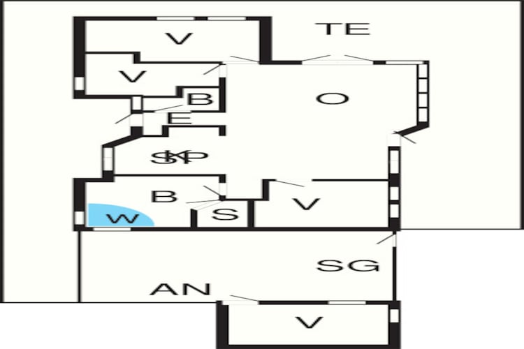 Luxe strandhuis in Blokhus -- By Traum Ferienwohnungen-Plattegrond
