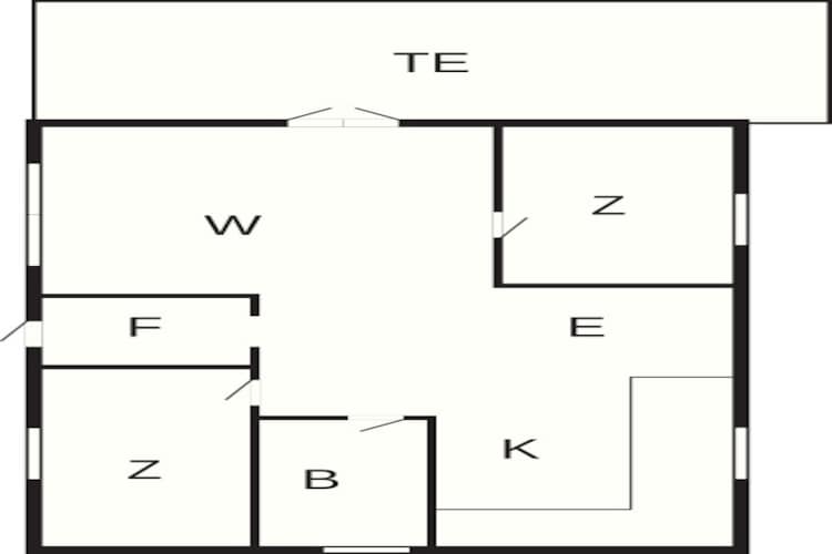 6 persoons vakantie huis in Børkop-By Traum - Plattegrond