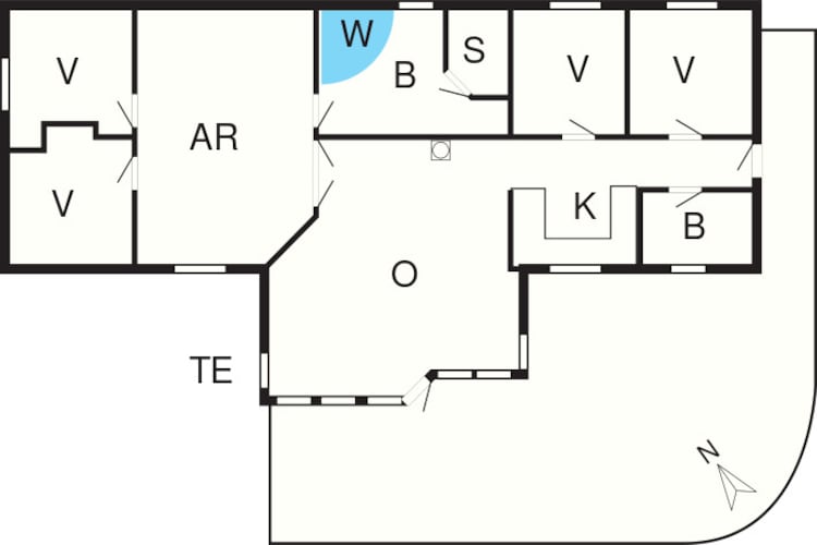 12 persoons vakantie huis in Idestrup-By Traum-Plattegrond