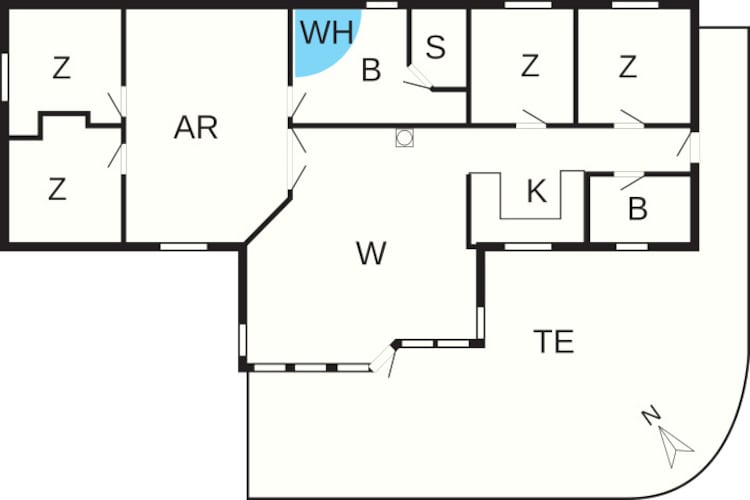 12 persoons vakantie huis in Idestrup-By Traum-Plattegrond