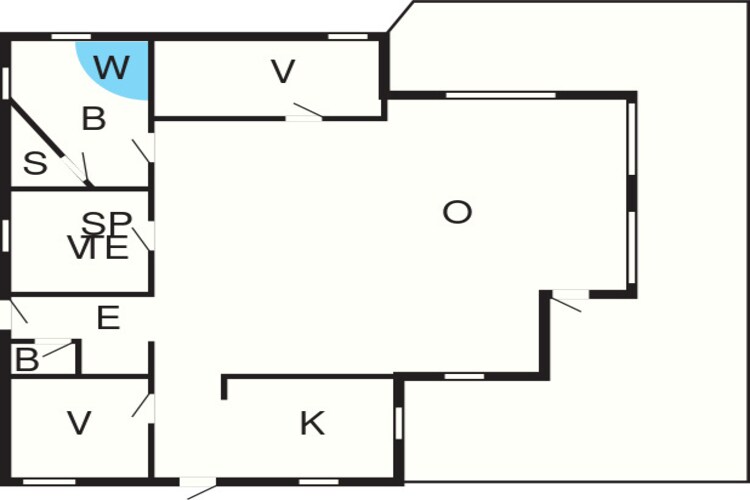6 persoons vakantie huis in Jægerspris-By Traum-Plattegrond