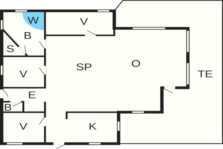 6 persoons vakantie huis in Jægerspris-By Traum-Plattegrond