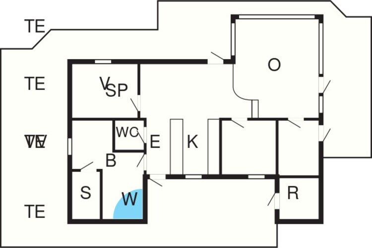 6 persoons vakantie huis in Løkken-By Traum-Plattegrond