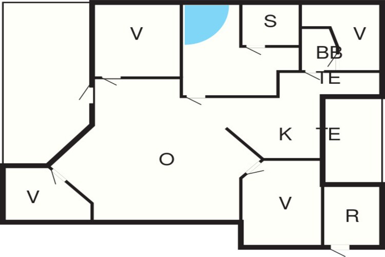Rustig toevluchtsoord in Mommark -- By Traum Ferienwohnungen-Plattegrond