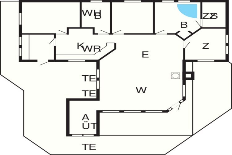 Panoramisch toevluchtsoord in Hejlsminde -- By Traum Ferienwohnungen-Plattegrond