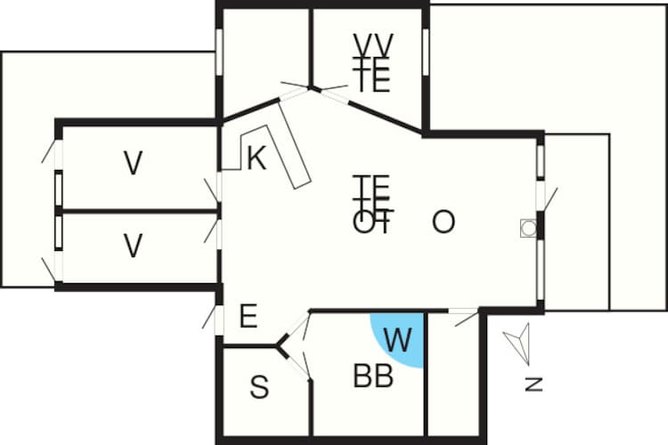 8 persoons vakantie huis in Børkop-By Traum-Plattegrond