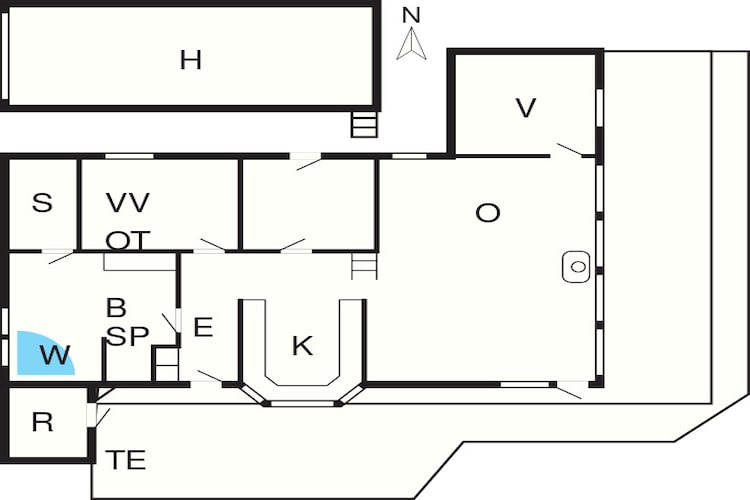 8 persoons vakantie huis in Sjølund-By Traum-Plattegrond