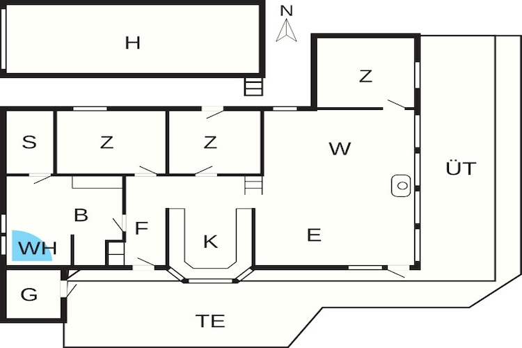 8 Personen Ferienhaus in Sjølund-By Traum - Grundriss