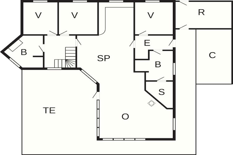 10 persoons vakantie huis in Højslev-By Traum-Plattegrond