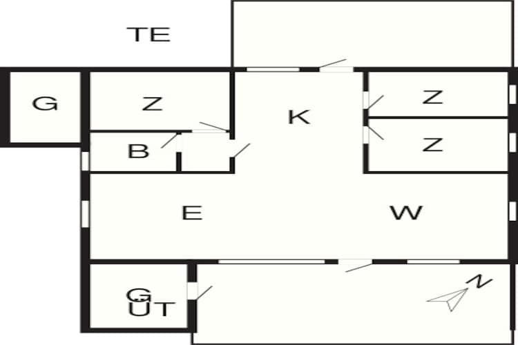 Sfeervolle retraite in Marielyst -- By Traum Ferienwohnungen-Plattegrond
