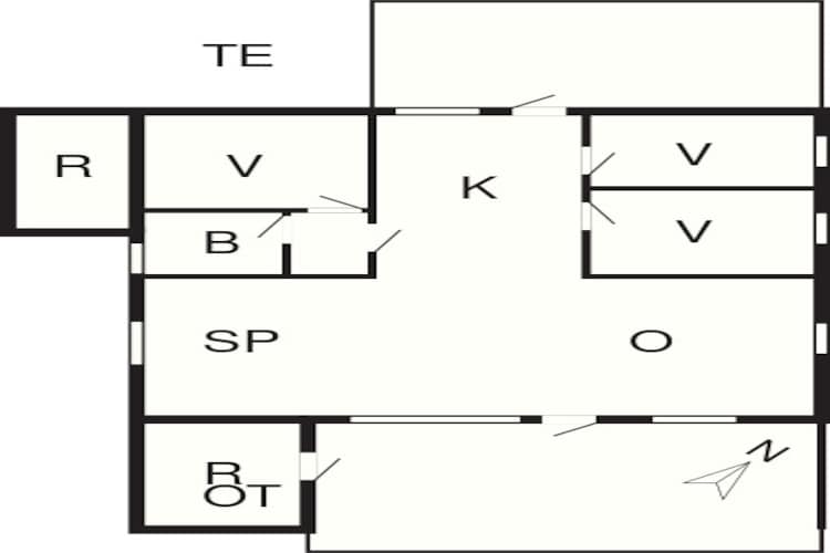 Sfeervolle retraite in Marielyst -- By Traum Ferienwohnungen-Plattegrond