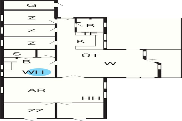 14 person holiday home in Millinge-Floor plan