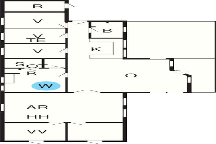 14 person holiday home in Millinge-Floor plan